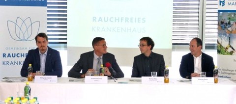 Vorreiterrolle beim Nichtraucherschutzauchfreies Krankenhaus in Vorarlberg Vorreiterrolle beim Nichtraucherschutzauchfreies Krankenhaus in Vorarlberg