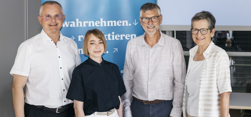 Hansjörg Herbst, Simone Bratl, Manfred Brunner, Greti Schmid | Fotocredit: mathis.studio